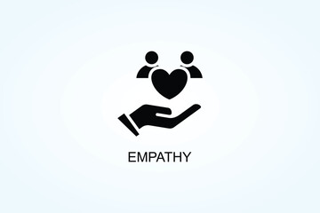 Empathy Vector  Or Logo Sign Symbol Illustration