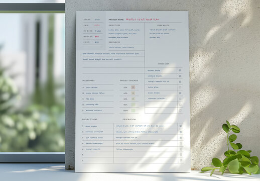 Minimal Project Planner