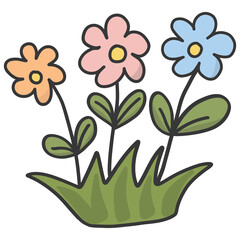 bouquet of flowers, flower in the garden