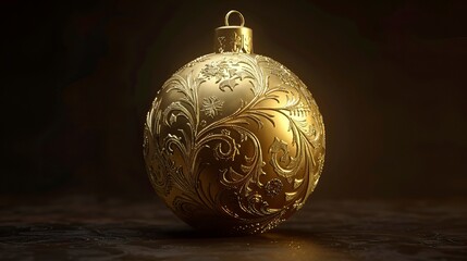 Gold christmas ball, Christmas Background, Christmas Decoration, New Year's eve