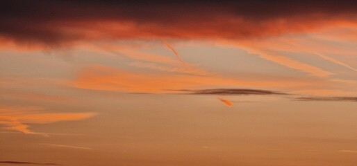 Sun going Down, sunset in Czech Republic 