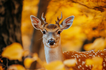 Fototapeta premium Generated with AI technology picture of animal in nature