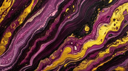Obraz premium Mesmerizing Amethyst Geode - Abstract Fluid Art