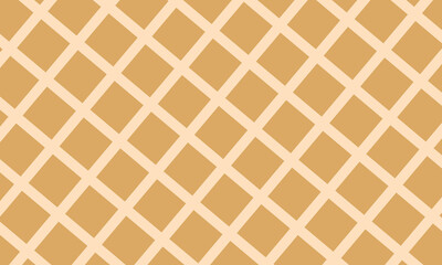 Checkered rhombic background and pattern. Linear seamless repeating vector design. Waffle texture and surface. Vector illustration isolated on white  background.  EPS 10
