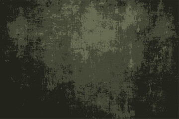 Grunge Textur Vektor Hintergrund Template - Grün im Camouflage Look