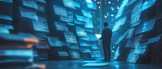 AI-driven document processing allows businessmen to extract key information from contracts and reports enhancing decision-making and overall business efficiency 