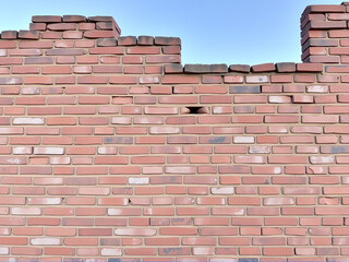 Obraz premium red brick wall