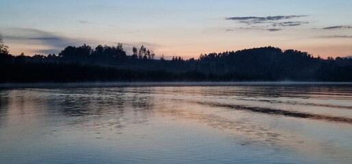 suset at freshwater reservoir 