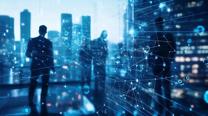 Business team utilizing technology for effective project management