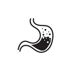 Stomach care icon designs concept vector illustration