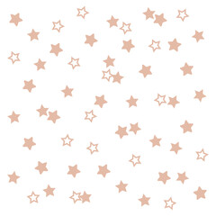 Pink stars png sticker, cute pastel shape graphic, transparent background © Rawpixel.com