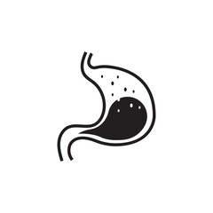 Stomach care icon designs concept vector illustration