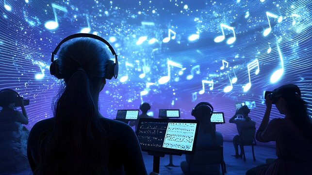 Immersive Virtual Reality Music Theory Classroom with Interactive 3D Note and Rhythm Visualizations