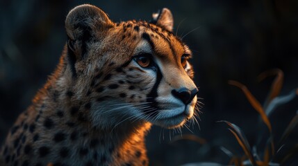 Obraz premium close up of leopard