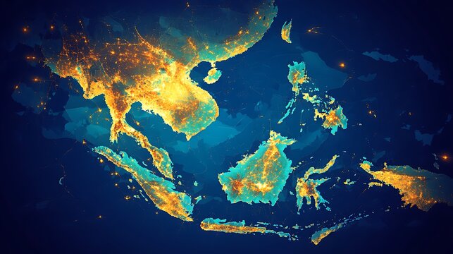 Thailand map with borders and neighboring countries, including Cambodia, Laos, and Malaysia