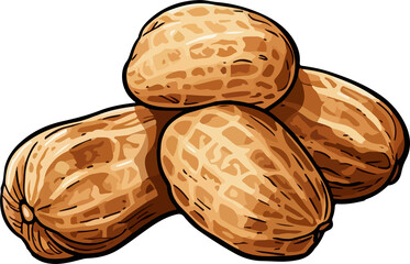 Obraz premium peanuts clipart