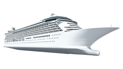 3D cruise ship png, boat on transparent background © Rawpixel.com