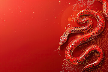 Fototapeta premium Beautiful greeting card with holiday composition for happy and joy celebrate New Year