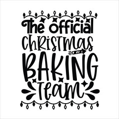 the official Christmas baking team