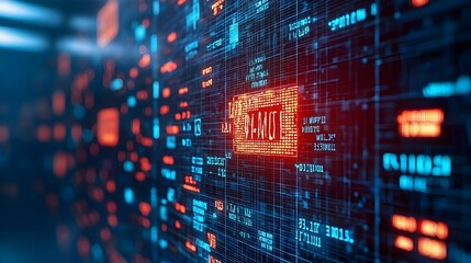 Alarming Security Alerts Flood Computer Monitor with Digital Notifications and Warnings as Cybersecurity Threats Escalate on the Digital Landscape