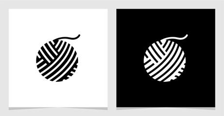 Spool of Yarn Simple Single Set Icon Vector