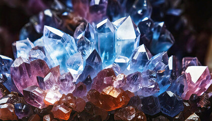 Abstract crystal background