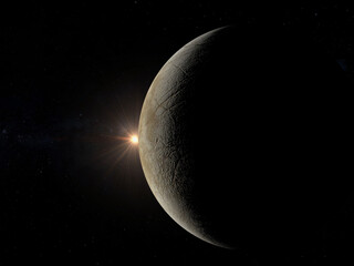 view of jupiter moon europa © SN