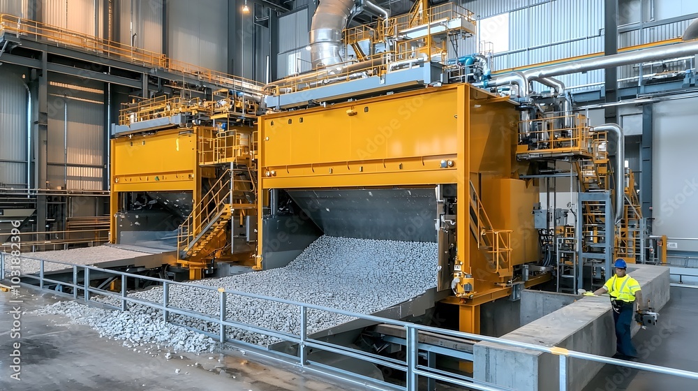 Poster automated mechanical screens effectively removing debris solids and contaminants from incoming waste