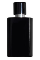Black perfume glass bottle design element