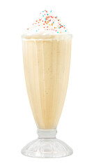 Vanilla milkshake png sticker, transparent background