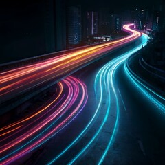 abstract speed lights