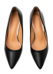Png black high heel mockup women's shoes fashion
