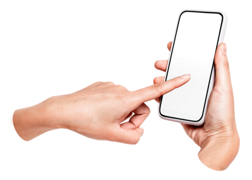 PNG Mobile phone screen  product showcase transparent background