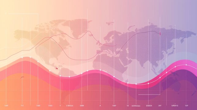 Colorful Data Analysis Infographic with Global Map