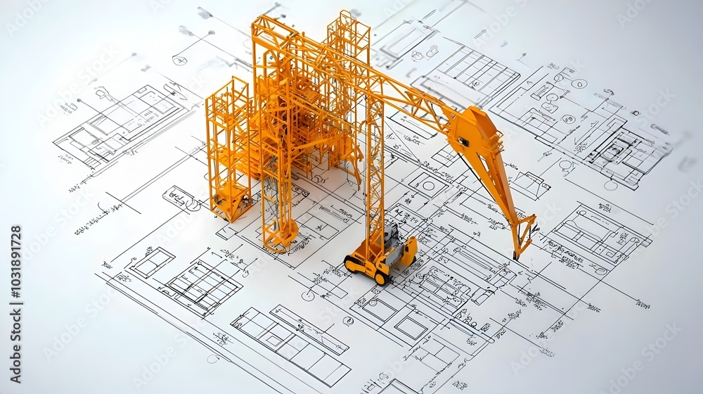 Poster detailed financial blueprint charting the path to progress and growth a comprehensive digital diagra