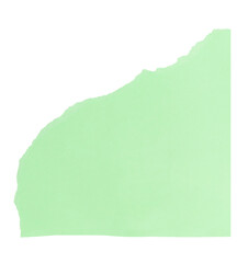 Green paper png sticker DIY paper collage