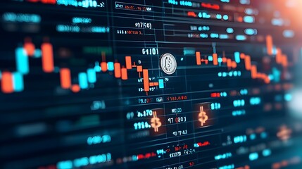 Digital abstract depicting a fluid dynamic wave like pattern with various currency symbols symbolizing the volatility and fluctuations in the financial markets and global economy