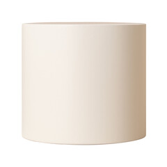 Beige cylinder png, geometric shape sticker, isolated object design