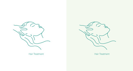 Hair Treatment Vector Icon for Healthy Hair and Care