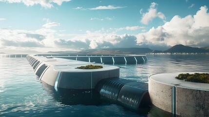Tidal Lagoon with Energy Harvesting Devices for Sustainable Power