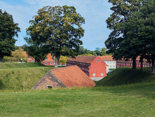 Fototapeta premium Kastellet, Copenhagen on a fine autumn day