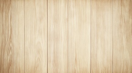 Fototapeta premium Light beige wood background, top view with high resolution, neutral tones, soft shadows, and natural colors, showcasing detailed textures and hyper-realistic quality.