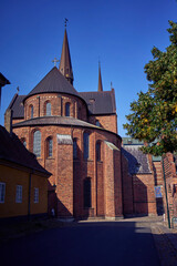 Obraz premium streets and views of the European town of Roslilde, Denmark