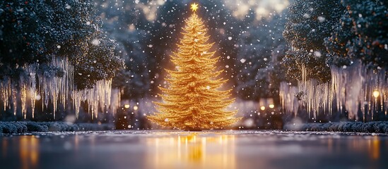 Here is the beautiful scene for the Marry Christmas