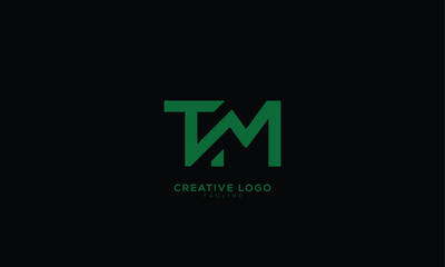 TM Abstract initial monogram letter alphabet logo design