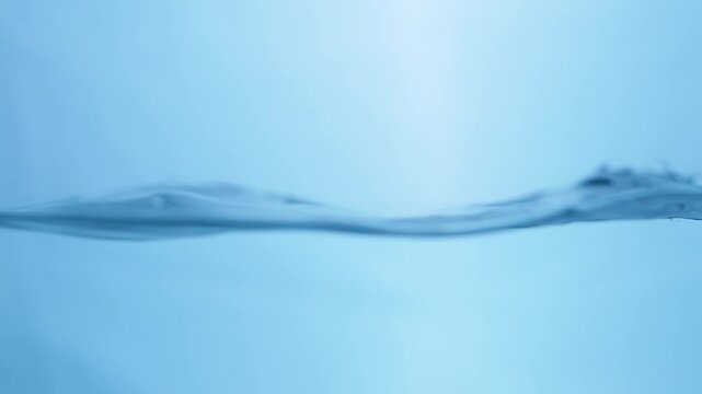 Captivating close-up of gentle waves, showcasing the clear and refreshing characteristics of drinking water.