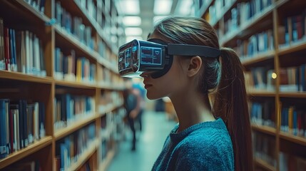 Futuristic Library with Augmented Reality for Personalized Learning and Annotation
