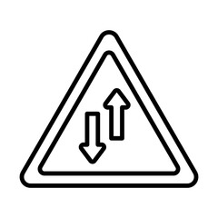 Traffic Sign line icon