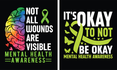 Fight the Stigma Mental Health Awareness, t-shirt design, Mental Health Awareness Depression Human Brain Illness Support T-Shirt Design, mental health sublimation t-shirt design
