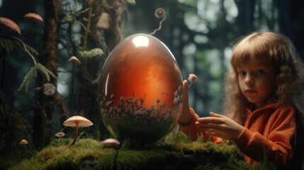 A Mystical Egg in the Forest